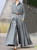 Jean™ | Jumpsuit mit langen Ärmeln