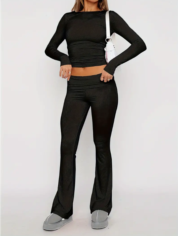 Chaveli™ | Bequemes Zweiteiler-Set mit Flared Hose