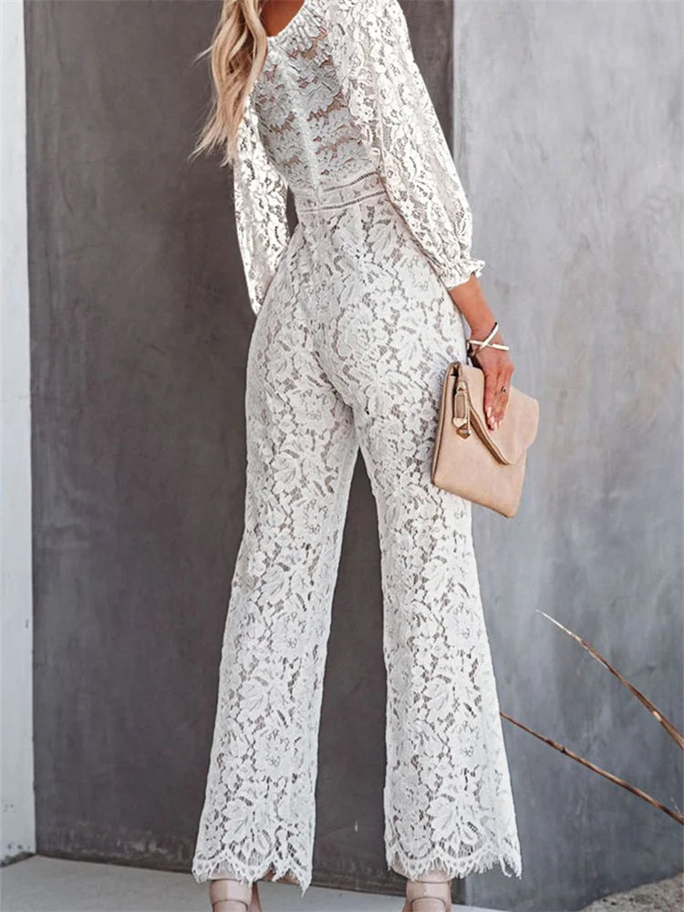 Viola™ | Eleganter Jumpsuit mit Spitze