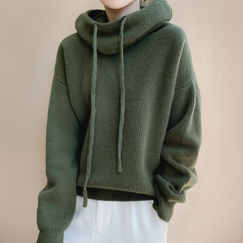 Jolie™ | Weicher Strick-Hoodie