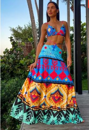 Denise™ | Strandset mit Top und Rock