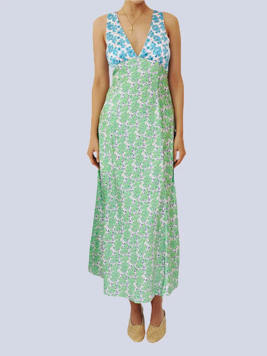 Bernadeth™ | Ärmelloses Strandkleid mit Blumundmuster