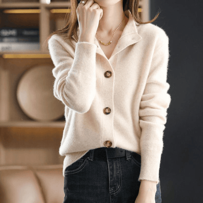Anny™ | Kasjmier Gestrickte Cardigan