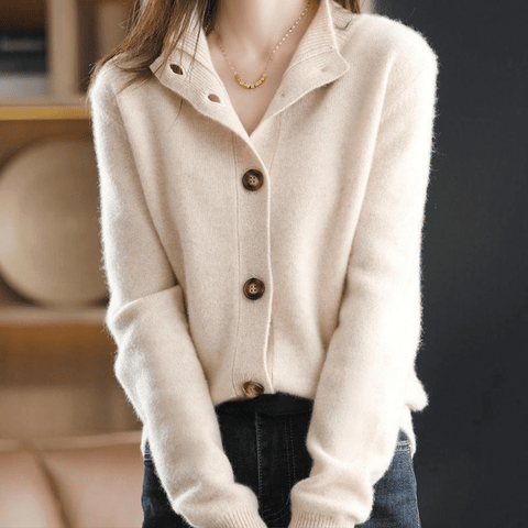 Anny™ | Kasjmier Gestrickte Cardigan