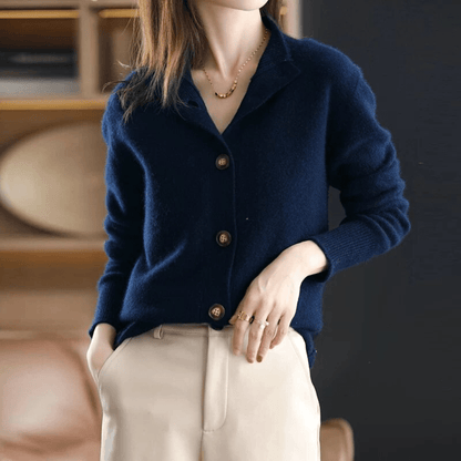 Anny™ | Kasjmier Gestrickte Cardigan