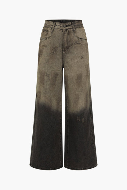 Emmi™ | Ombre Wide-Leg-Jeans