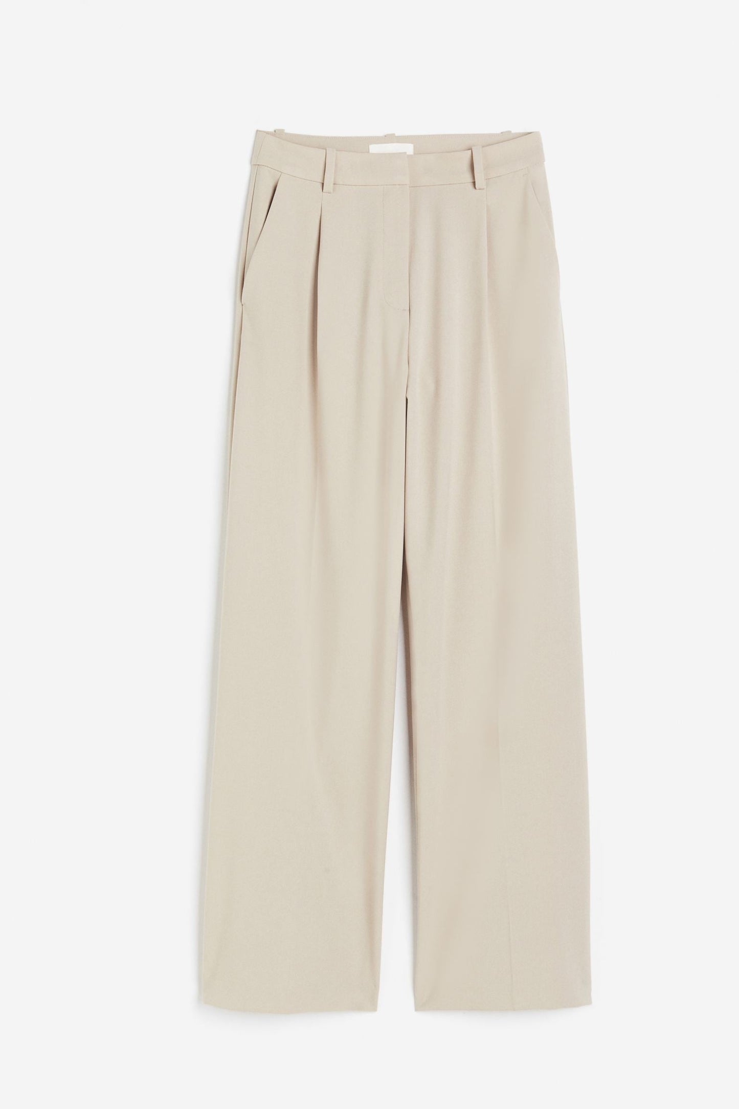 Noemi™ | Hose mit Falten und geradem Bein